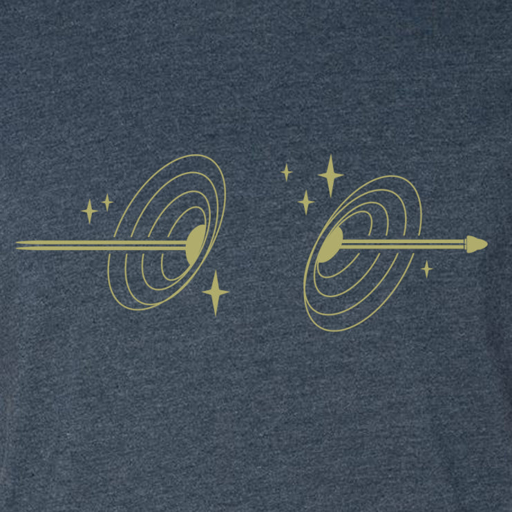 Space Concept Unisex Tshirt - Worm Hole
