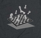 Science Concept Unisex Tshirt - Antigravity Chess