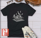 Science Concept Unisex Tshirt - Antigravity Chess
