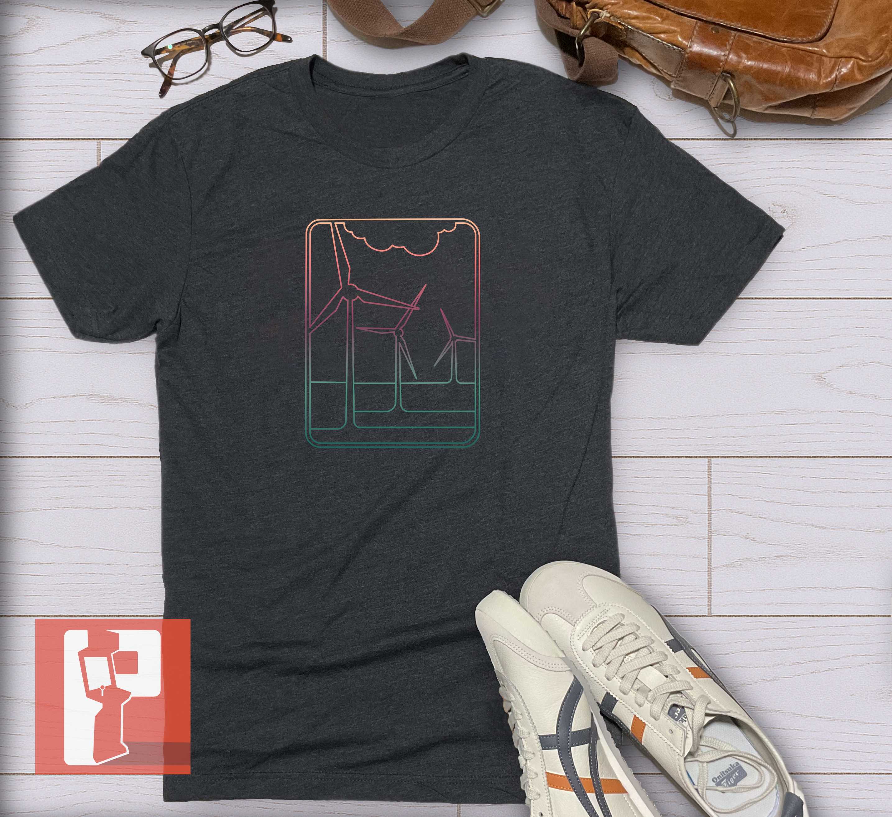 Science Concept Unisex Tshirt - Wind Power