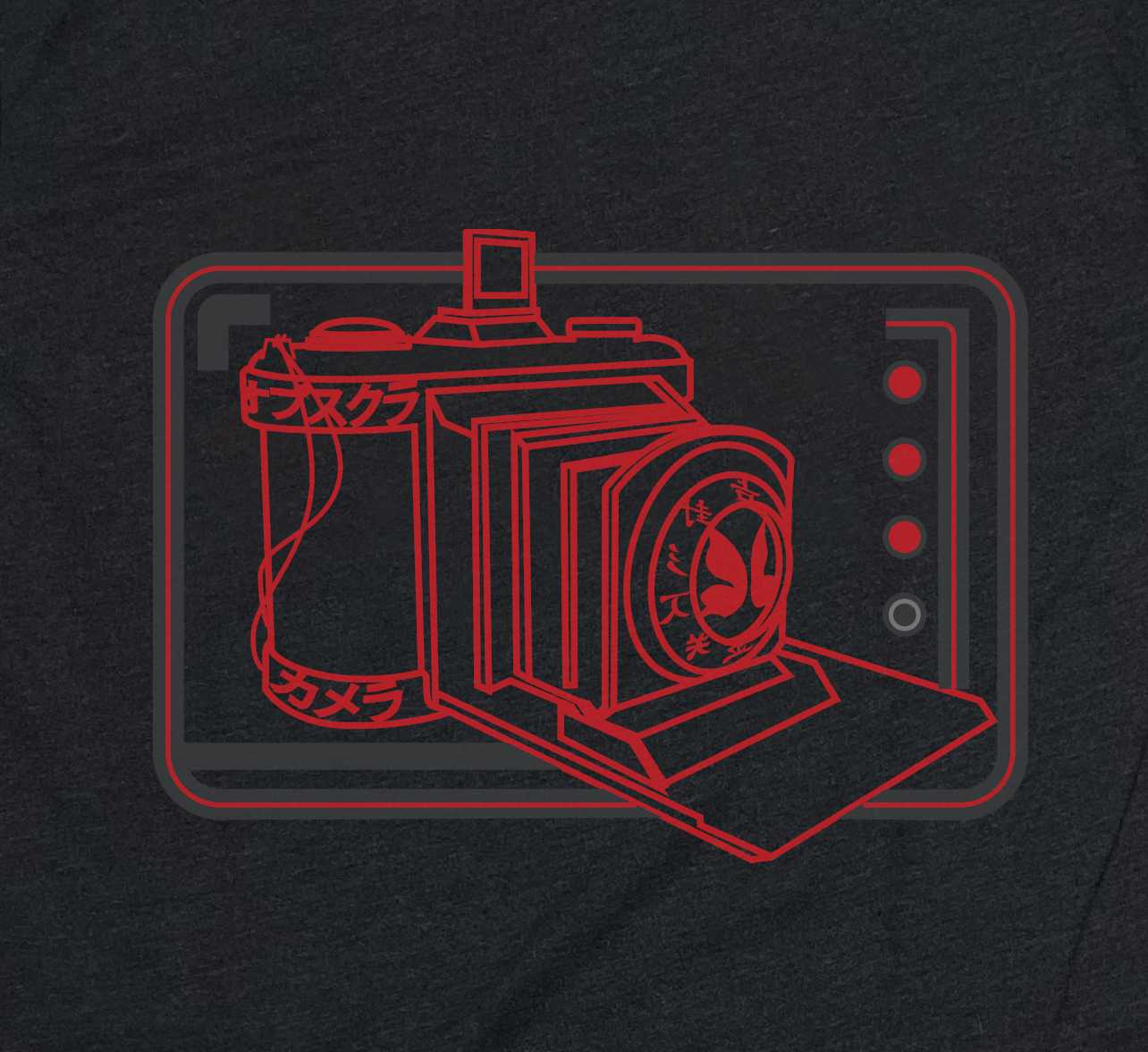 Fatal Frame Crimson Butterfly Tshirt - Camera Obscura Red