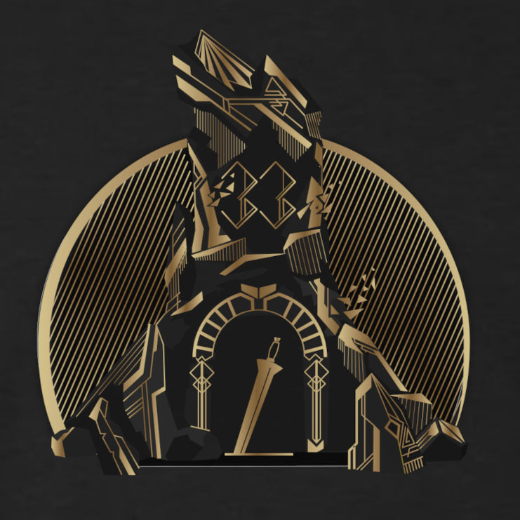 Clair Obscur: Expedition 33 Inspired Unisex Tshirt - Art Deco Monolith