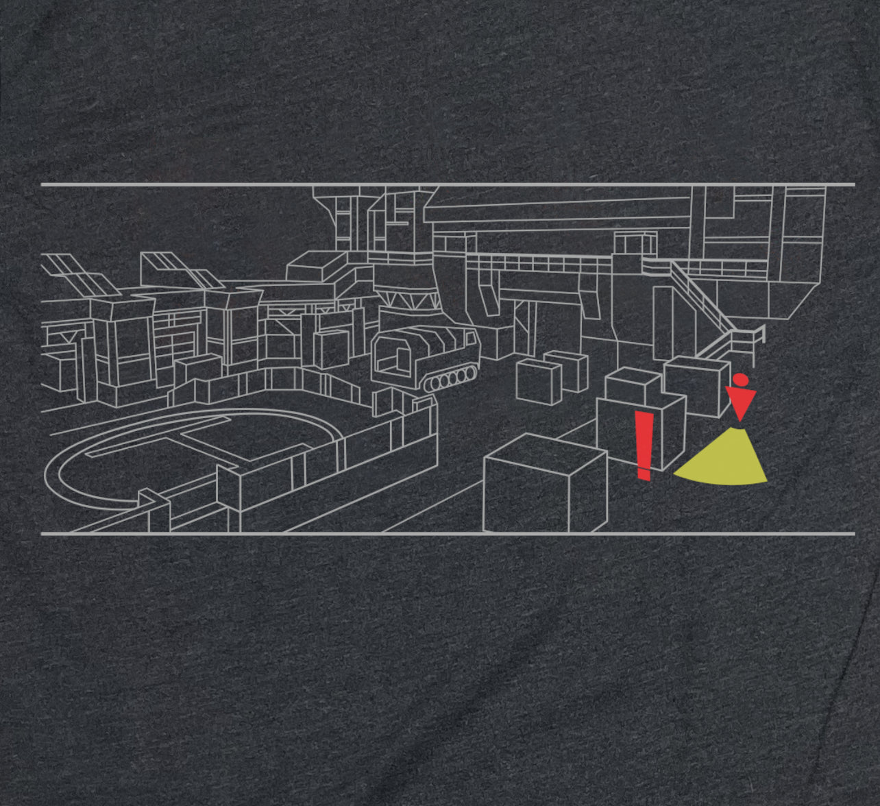 Metal Gear Solid Inspired Unisex Tshirt - Shadow Moses