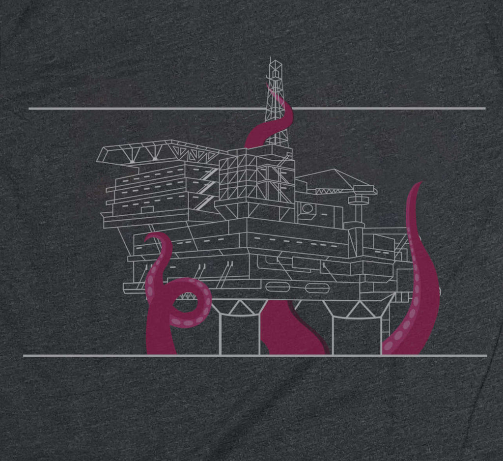 Still Wakes the Deep Inspired Unisex Tshirt - Technical Design Drawing