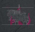 Still Wakes the Deep Inspired Unisex Tshirt - Technical Design Drawing