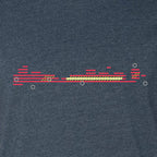 Science Concept Tshirt - NASA FERMI Gamma Wave Map