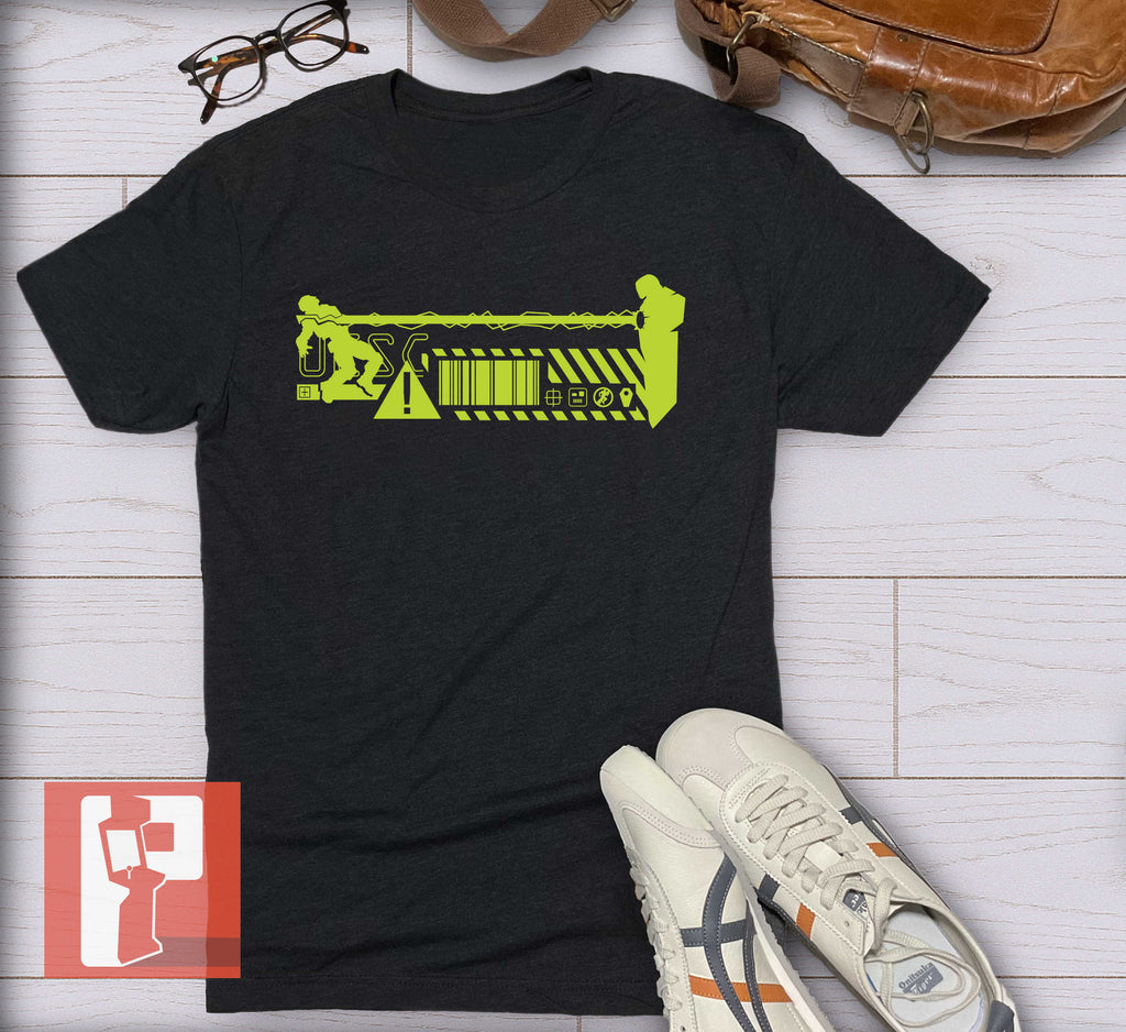 Marathon Inspired Unisex Tshirt - Compiler Safety Poster