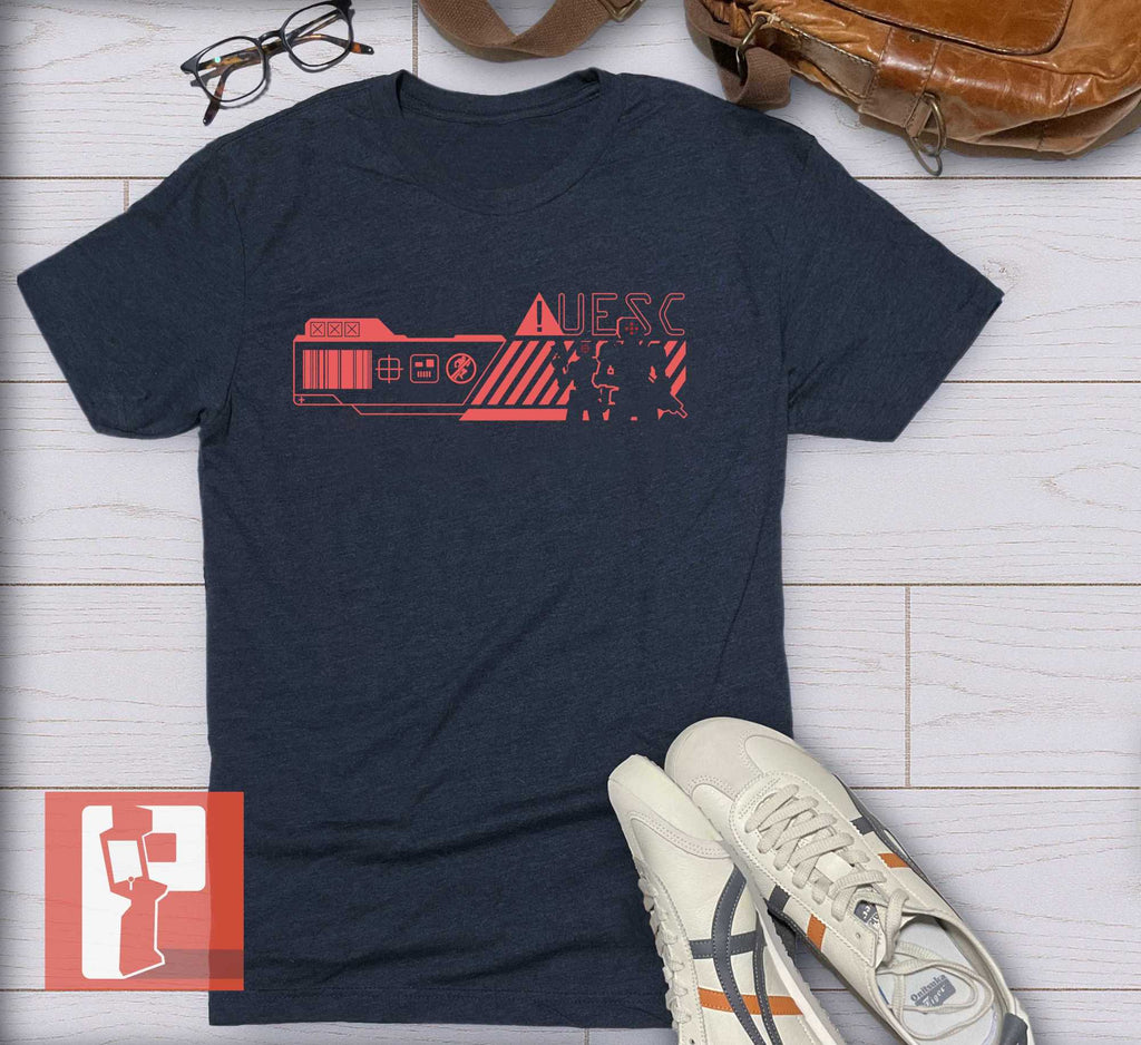 Marathon Inspired Tshirt - Zero Gravity Safety Poster