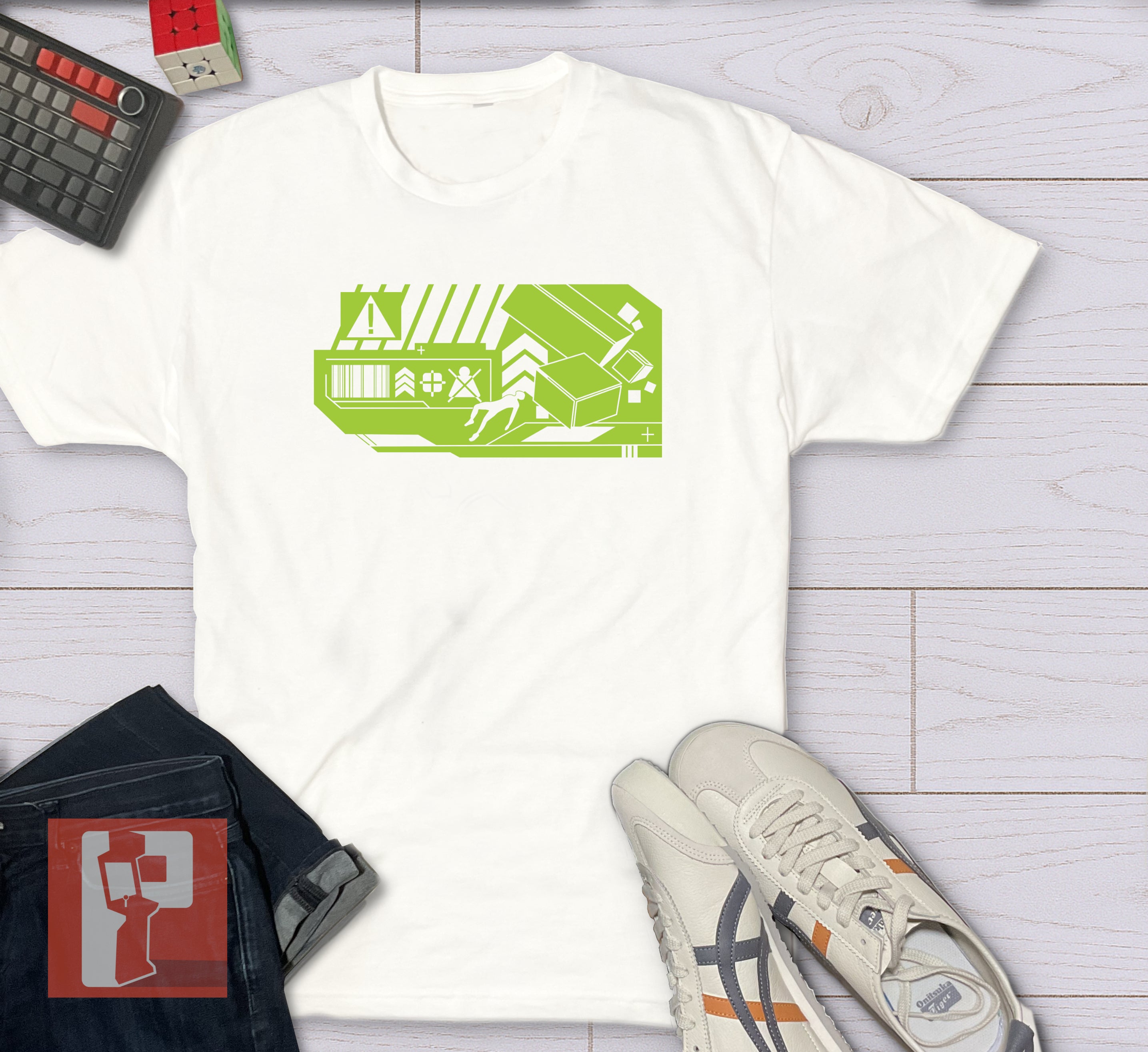 Marathon Inspired Tshirt - Zero Gravity Safety Poster v2
