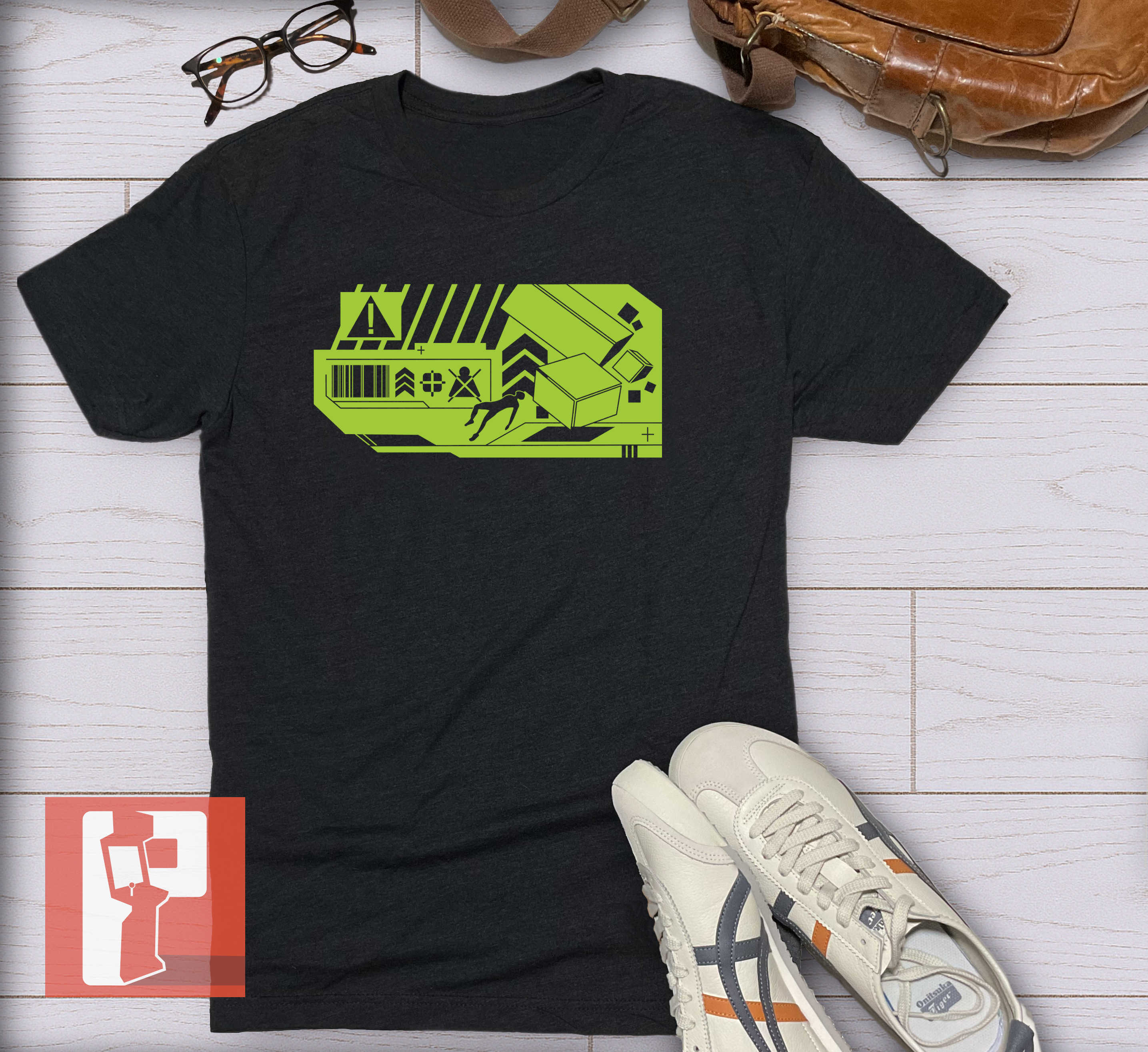 Marathon Inspired Tshirt - Zero Gravity Safety Poster v2