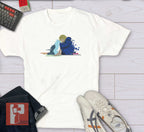 Pragmata Inspired Unisex Tshirt - Diana and Holo-Cat