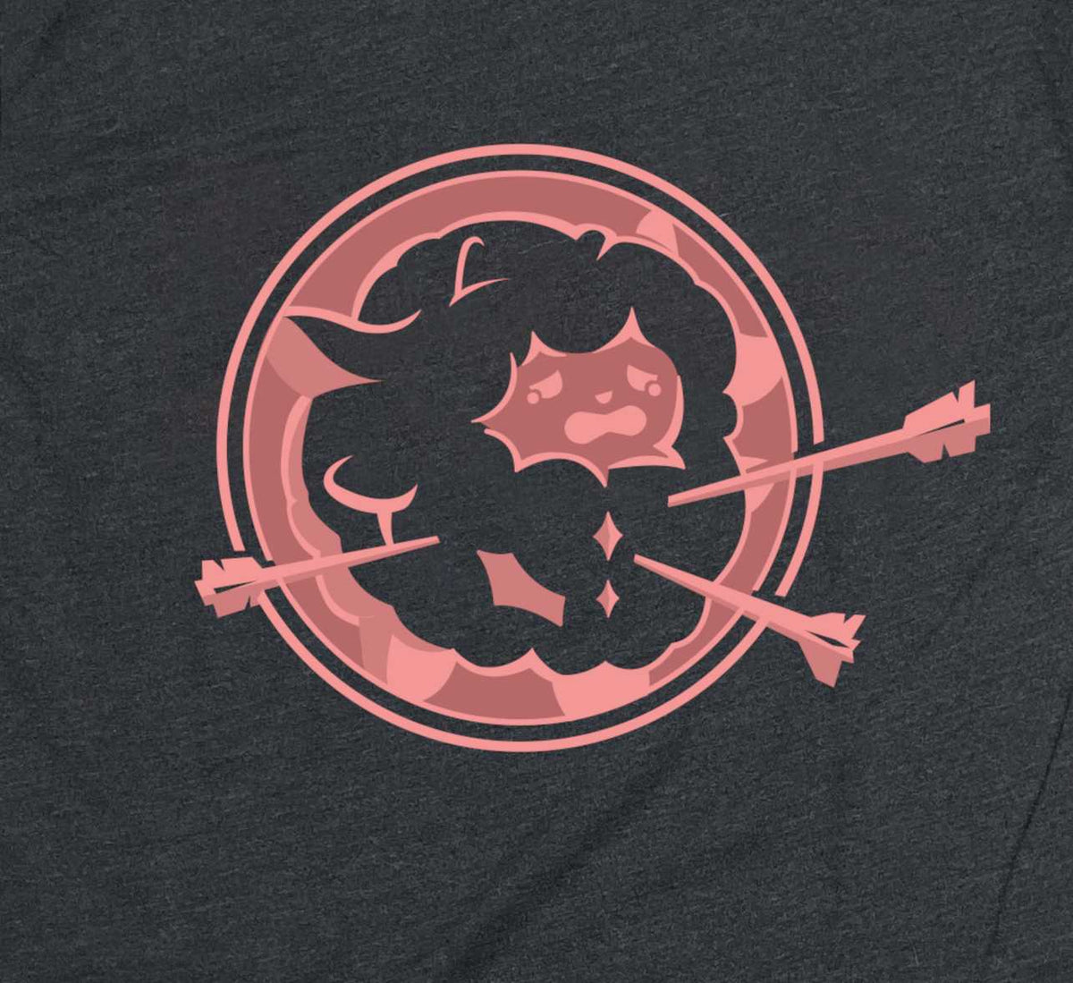 Palworld Inspired Tshirt - Lamball Shield Dark Humor