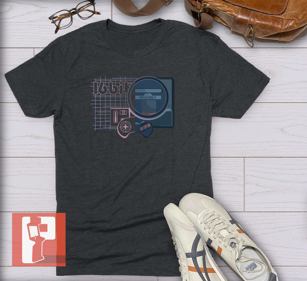 Retro Gaming Console Tshirt - 16 bit