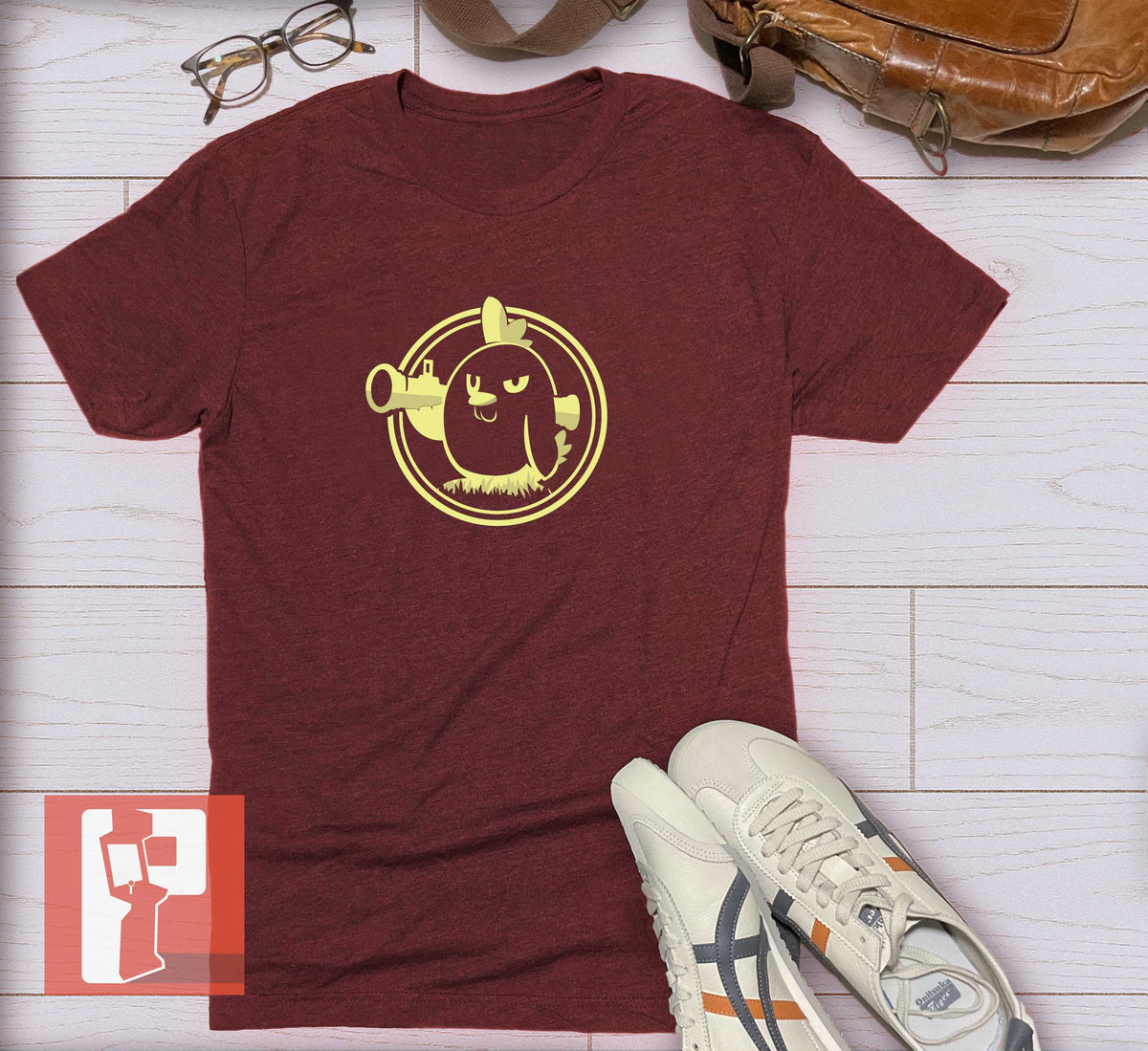 Chikipi Bazooka - Palworld Inspired Dark Humor Tshirt