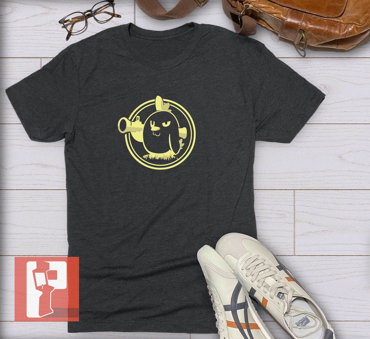 Chikipi Bazooka - Palworld Inspired Dark Humor Tshirt